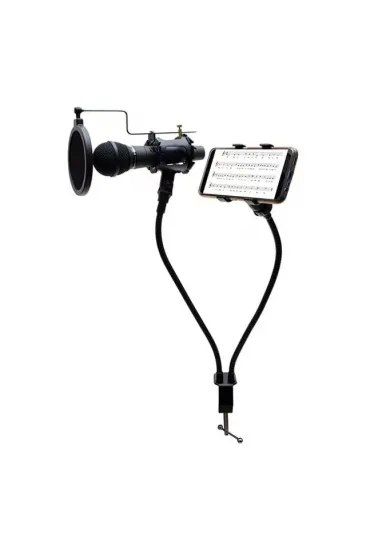 Powermaster Kg-24 Bir Telefon Bir Mikrofon Tutacağı Powermaster Kg-24 Bir Telefon Bir Mikrofon Tutacağı