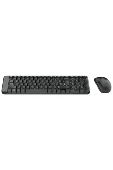 Logitech Mk220 Q Tr Siyah Kablosuz Klavye Mouse Set Logitech Mk220 Q Tr Siyah Kablosuz Klavye Mouse Set