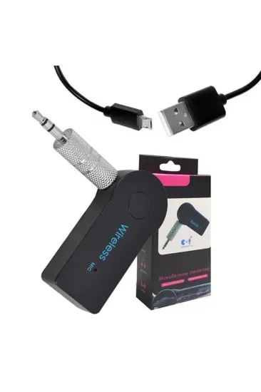 Powermaster Pm-12767 Mikrofonlu Bluetooth Ses Alıcı Araç Ve Hoparlör İçin Aux Girişli Kablosuz Dönüştürücü Kiti Powermaster Pm-12767 Mikrofonlu Bluetooth Ses Alıcı Araç Ve Hoparlör İçin Aux Girişli Kablosuz Dönüştürücü Kiti