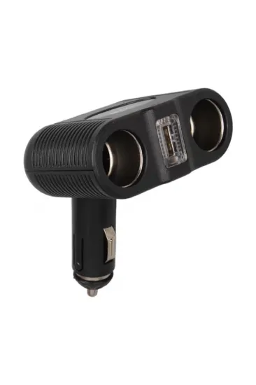 Olesson 1646 12-24v Tek Usb Girişli 100w Çiftli Araç Çakmak Çoklayıcı Olesson 1646 12-24v Tek Usb Girişli 100w Çiftli Araç Çakmak Çoklayıcı