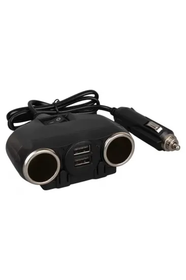 Olesson 1630 12-24v Çift Usb Girişli 120w 80cm Kablolu 2'lı Araç Çakmak Çoklayıcı Olesson 1630 12-24v Çift Usb Girişli 120w 80cm Kablolu 2'lı Araç Çakmak Çoklayıcı