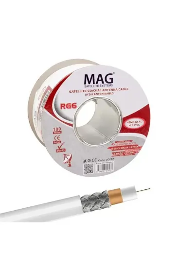 Mag Rg59 Fa Mini Anten Kablosu 100 Metre Mag Rg59 Fa Mini Anten Kablosu 100 Metre
