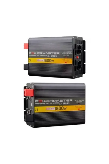 Powermaster 12-220v 12 Volt 1800 Watt Modified Sinus İnverter Pwr1800-12 Powermaster 12-220v 12 Volt 1800 Watt Modified Sinus İnverter Pwr1800-12
