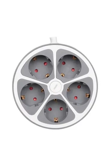 Vea Ve-g605y 5'li Anahtarlı 1.5 Metre Grup Priz Vea Ve-g605y 5'li Anahtarlı 1.5 Metre Grup Priz