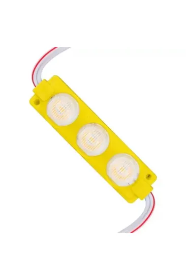 12 Volt 3 Watt Sarı Led Modül - 74x20 Mm - 3030 Çip 12 Volt 3 Watt Sarı Led Modül - 74x20 Mm - 3030 Çip