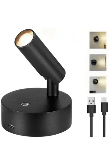 Ledx Al-xyd05 Çok Fonksiyonlu Dokunmatik Şarjlı 1200mah Duvar Aplik 3000k-4000k-6500k Type-c Şarj Girişli Ledx Al-xyd05 Çok Fonksiyonlu Dokunmatik Şarjlı 1200mah Duvar Aplik 3000k-4000k-6500k Type-c Şarj Girişli