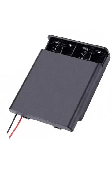 Powermaster 4'lü Aa Kapaklı Switch'li Pil Yuvası (ıc-233f) Powermaster 4'lü Aa Kapaklı Switch'li Pil Yuvası (ıc-233f)
