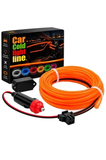 Powermaster 5 Metre Oranj Araç İçi Neon İp Aydınlatma Powermaster 5 Metre Oranj Araç İçi Neon İp Aydınlatma