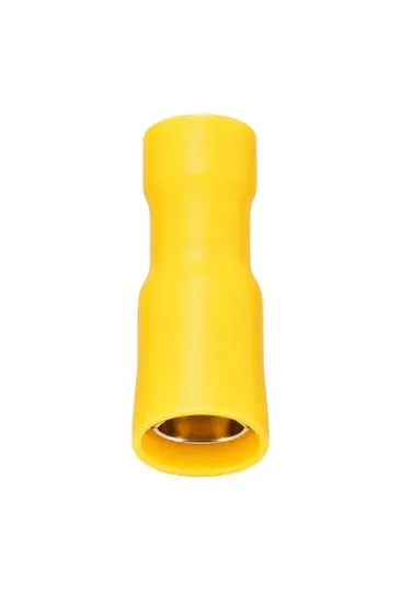 Powermaster Pm-39074 4-6mm2 Kesit 25x8x7mm Soket Sarı İzoleli Kablo Pabucu (100lü Paket) Powermaster Pm-39074 4-6mm2 Kesit 25x8x7mm Soket Sarı İzoleli Kablo Pabucu (100lü Paket)