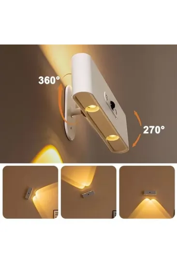 Ledx Sk-bd188f Çift Yönlü Hareket Sensörlü Dekoratif Şarjlı Duvar Aplik 2 Mercekli 15 Smd Ledli 3000k-4000k-6500k Ledx Sk-bd188f Çift Yönlü Hareket Sensörlü Dekoratif Şarjlı Duvar Aplik 2 Mercekli 15 Smd Ledli 3000k-4000k-6500k