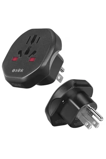 S-link Sl-wl05 Universal - Amerikan Tipine Çevirici Priz Adaptör Fiş S-link Sl-wl05 Universal - Amerikan Tipine Çevirici Priz Adaptör Fiş