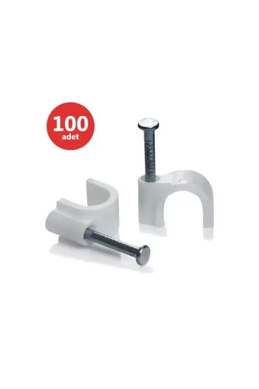 Karya 8 Numara 25 Mm Çelik Çivili Kroşe (100'lü Paket) Karya 8 Numara 25 Mm Çelik Çivili Kroşe (100'lü Paket)