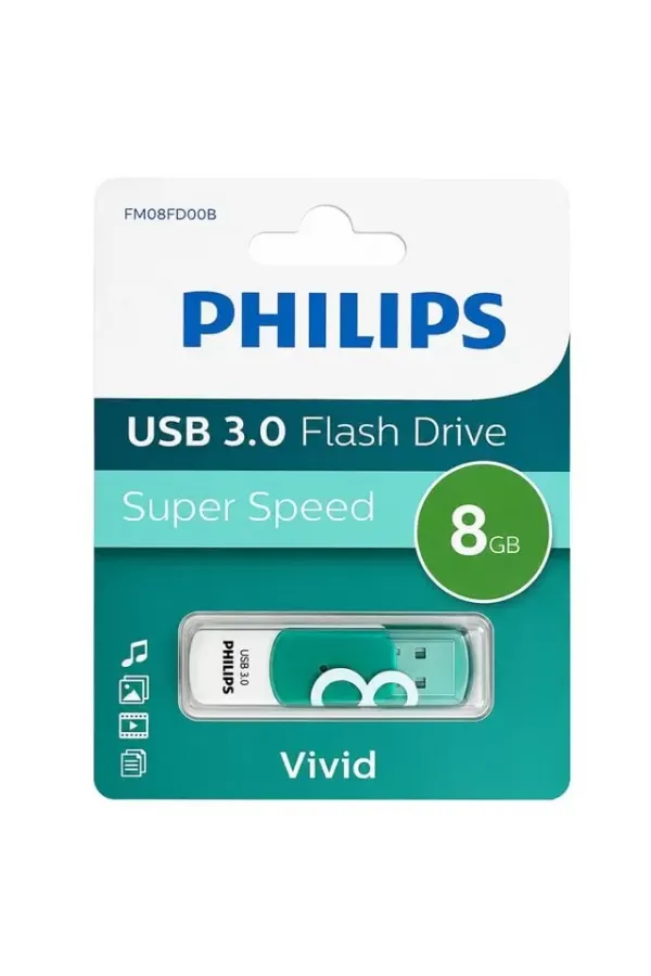 Philips Fm08fd00b Vivid 8gb Usb 3.0 Super Speed Flash Bellek Philips Fm08fd00b Vivid 8gb Usb 3.0 Super Speed Flash Bellek