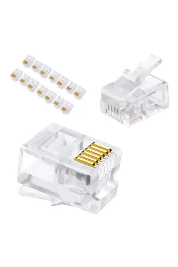 Powermaster Telefon Soketi 6p/6c (100'lü Paket) Powermaster Telefon Soketi 6p/6c (100'lü Paket)