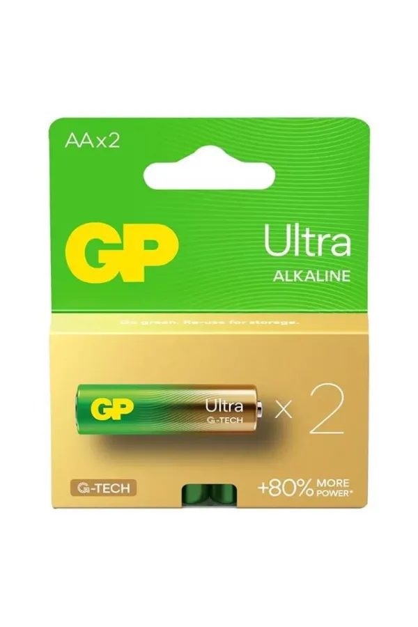 Gp G-tech Ultra Alkalin Kalem Lr6 - Aa Boy 1.5v Pil 2li Paket Gp G-tech Ultra Alkalin Kalem Lr6 - Aa Boy 1.5v Pil 2li Paket