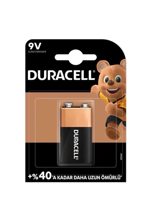 Duracell Alkalin 9 Volt Pil 6lr61/mn1604 Duracell Alkalin 9 Volt Pil 6lr61/mn1604