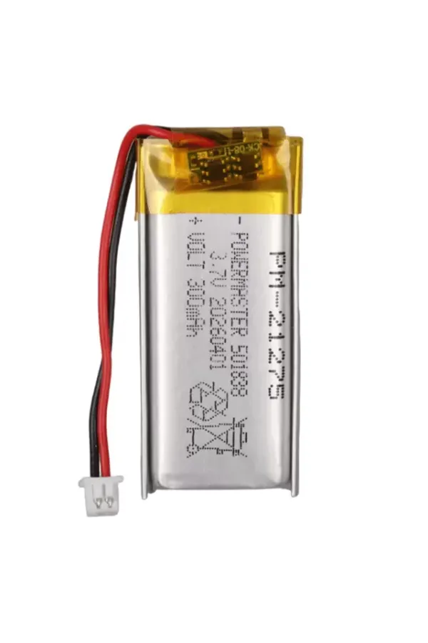 Powermaster 051838 3.7 Volt 300 Mah Lityum Polimer Pil Powermaster 051838 3.7 Volt 300 Mah Lityum Polimer Pil