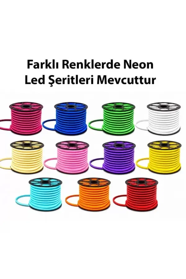 Powermaster Pm-5286 Silikon Kaplama 12 Volt 100 Metre Mavi Neon Led Şerit Aydınlatma Powermaster Pm-5286 Silikon Kaplama 12 Volt 100 Metre Mavi Neon Led Şerit Aydınlatma