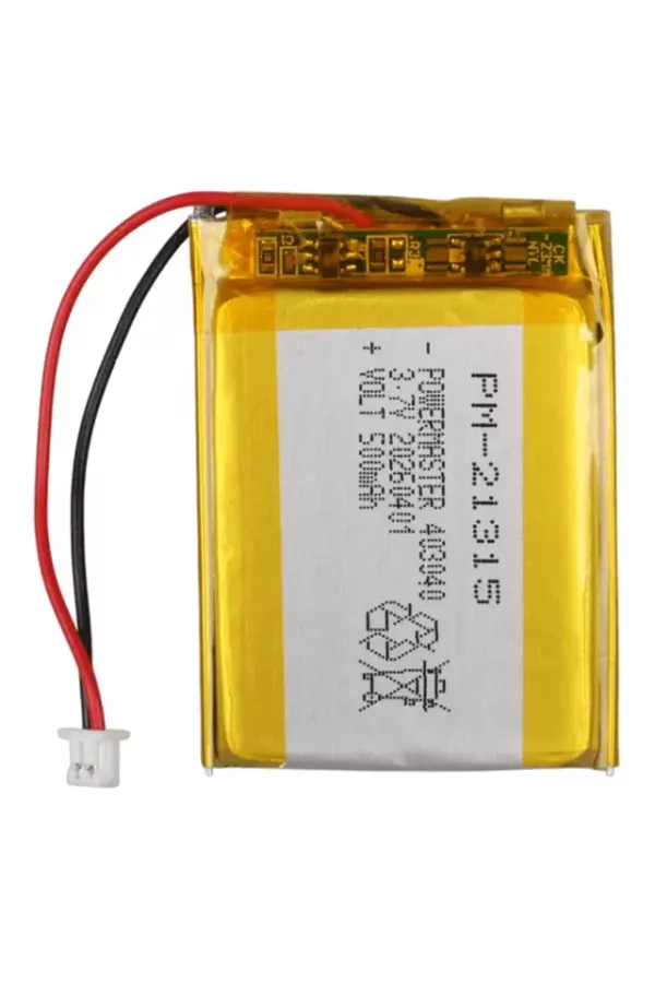 Powermaster 403040 3.7 Volt 450 Mah Lityum Polimer Pil Powermaster 403040 3.7 Volt 450 Mah Lityum Polimer Pil