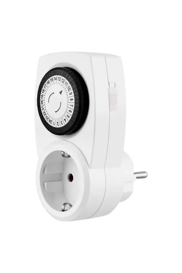 Horoz Timer-1 3500w Mekanik Günlük Zaman Ayarlı Priz Horoz Timer-1 3500w Mekanik Günlük Zaman Ayarlı Priz