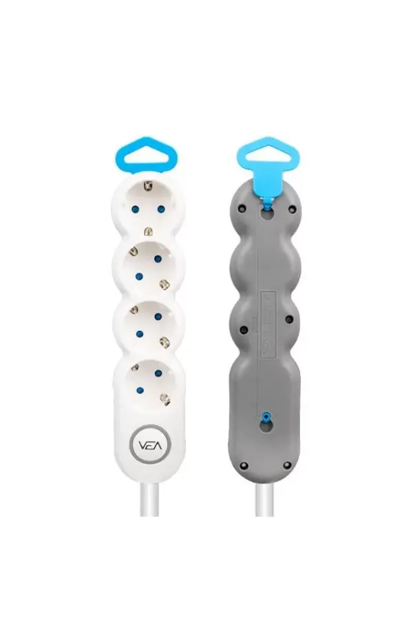 Vea Ve-2s4s 4'lü 1.5 Metre Kablolu Anahtarlı Grup Priz Vea Ve-2s4s 4'lü 1.5 Metre Kablolu Anahtarlı Grup Priz