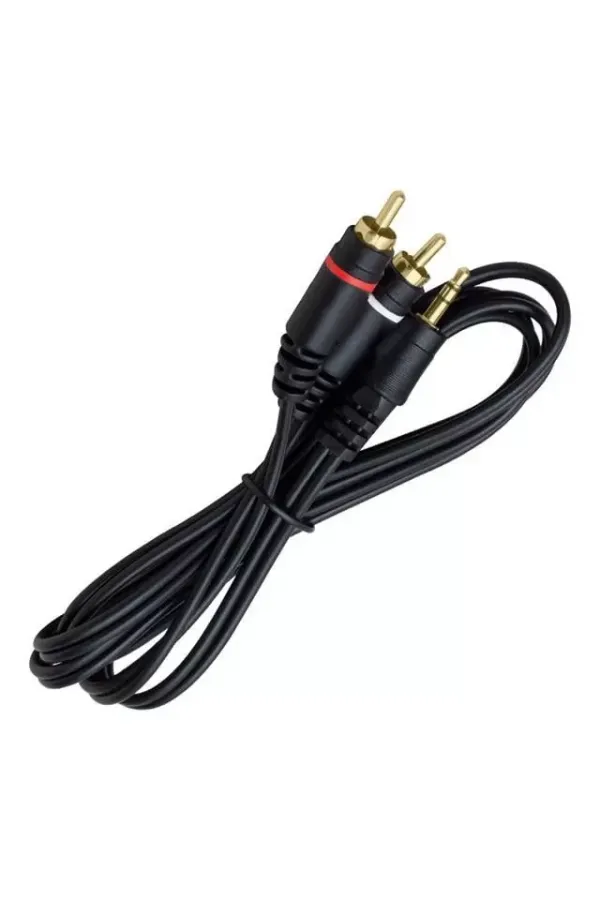 Powermaster Pm-4283 2 Rca 3.5 Mm Stereo 1.5 Metre Kablo Powermaster Pm-4283 2 Rca 3.5 Mm Stereo 1.5 Metre Kablo