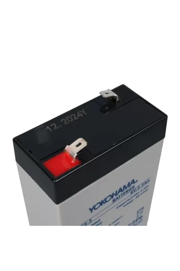 Yokohama Yh-62.3 6 Volt - 2.3 Amper Akü (90x43x38 Mm) Yokohama Yh-62.3 6 Volt - 2.3 Amper Akü (90x43x38 Mm)