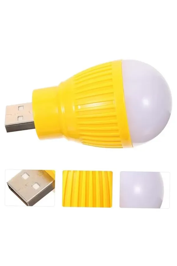 Powermaster Pm-34389 Usb Beyaz Gece Lambası Mini Ampul Aydınlatma
