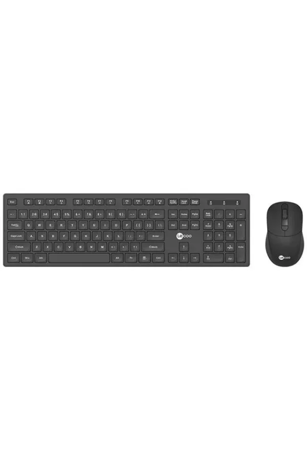 Lenovo Lecoo Kw201 Kablosuz Q Klavye - Mouse Set Siyah Lenovo Lecoo Kw201 Kablosuz Q Klavye - Mouse Set Siyah