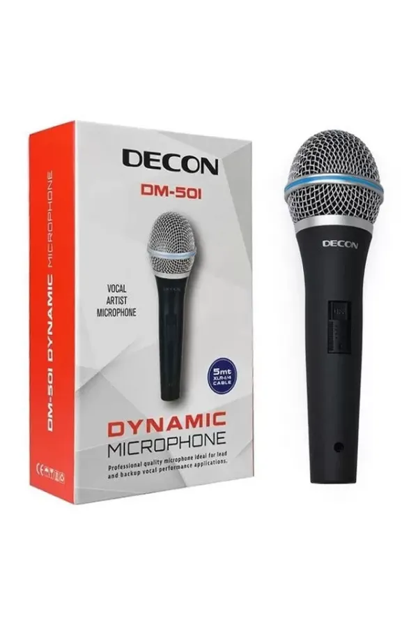 Decon Dm-501 600 Ohm Kablolu El Mikrofon