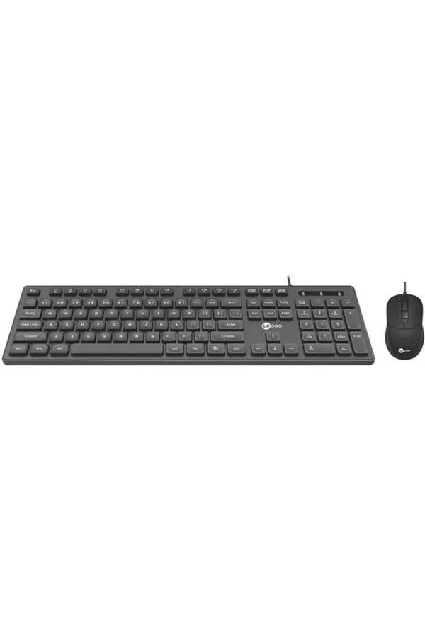 Lenovo Lecoo Cm102 Usb Kablolu Q Klavye - Mouse Set Siyah Lenovo Lecoo Cm102 Usb Kablolu Q Klavye - Mouse Set Siyah
