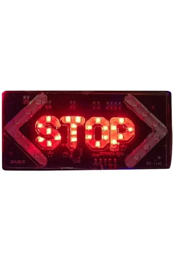 Elektrikli İşaret Cihazı Oklu Stop Küçük