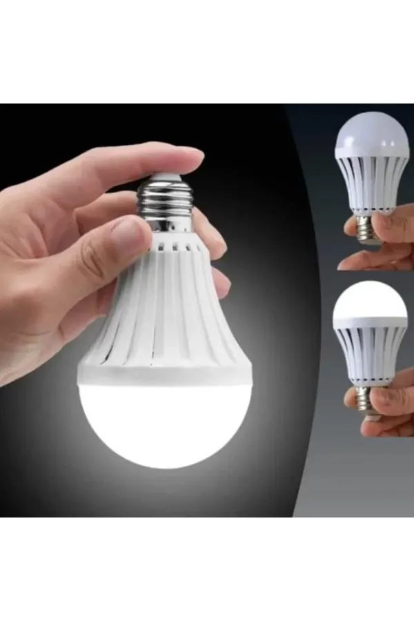 Powermaster Pm-25221 5 Watt E27 220 V 6500k Beyaz Şarjlı Led Ampul Powermaster Pm-25221 5 Watt E27 220 V 6500k Beyaz Şarjlı Led Ampul