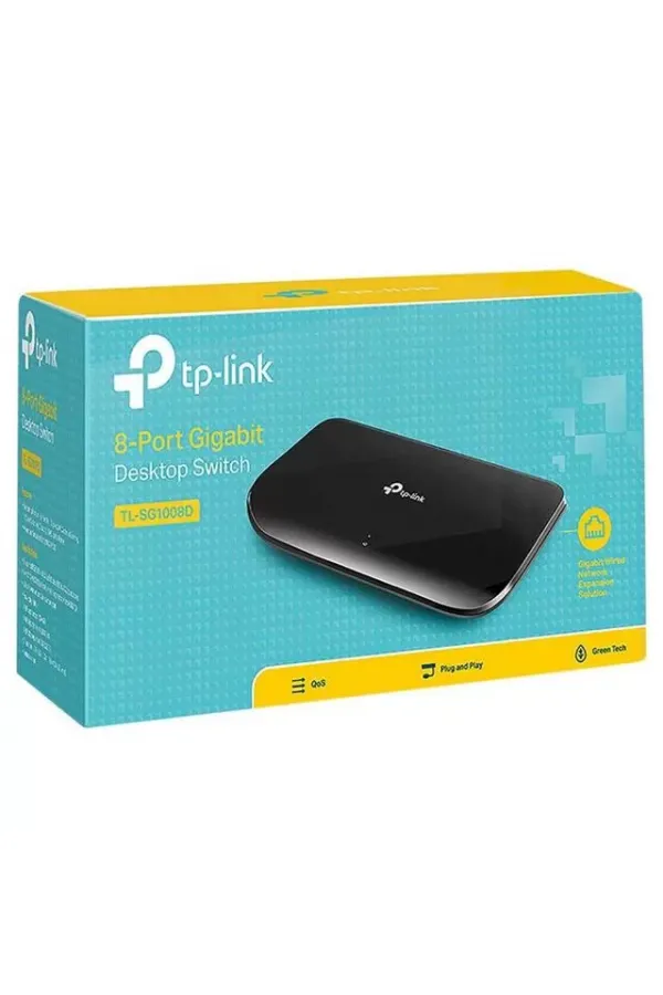Tp-link Tl-sg1008d 8 Port 10/100/1000 Gigabit Switch