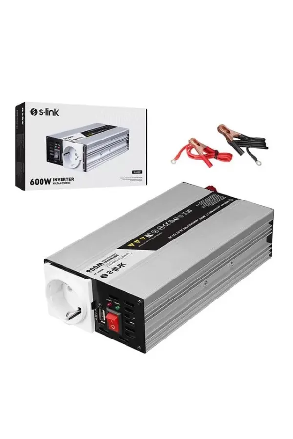 S-link Sl-600w Dc12v-ac230v 600w İnverter S-link Sl-600w Dc12v-ac230v 600w İnverter