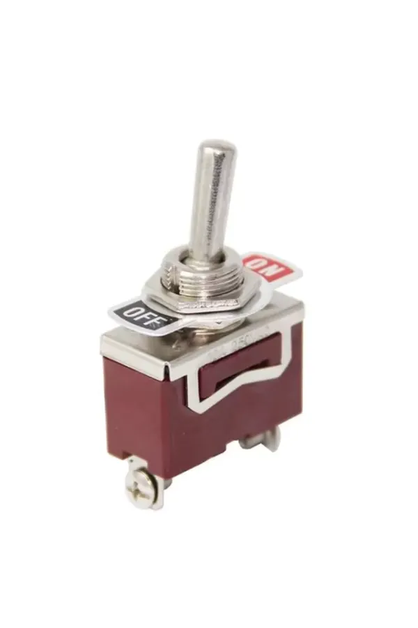 Toggle Switch 2p On-off Ø12mm Kn3c-101 (ıc-152-2) Toggle Switch 2p On-off Ø12mm Kn3c-101 (ıc-152-2)