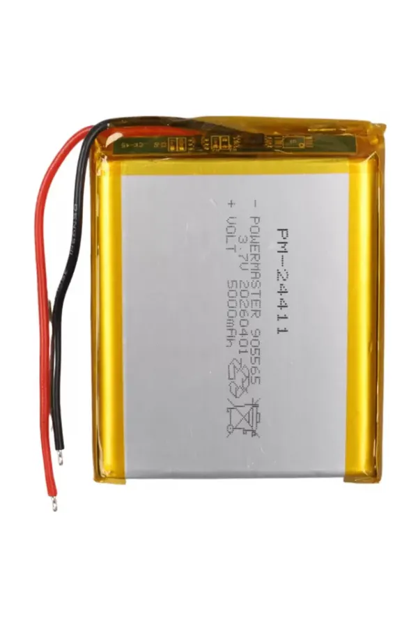 Powermaster 905565 3.7v 5000mah Lityum Polimer Pil Powermaster 905565 3.7v 5000mah Lityum Polimer Pil