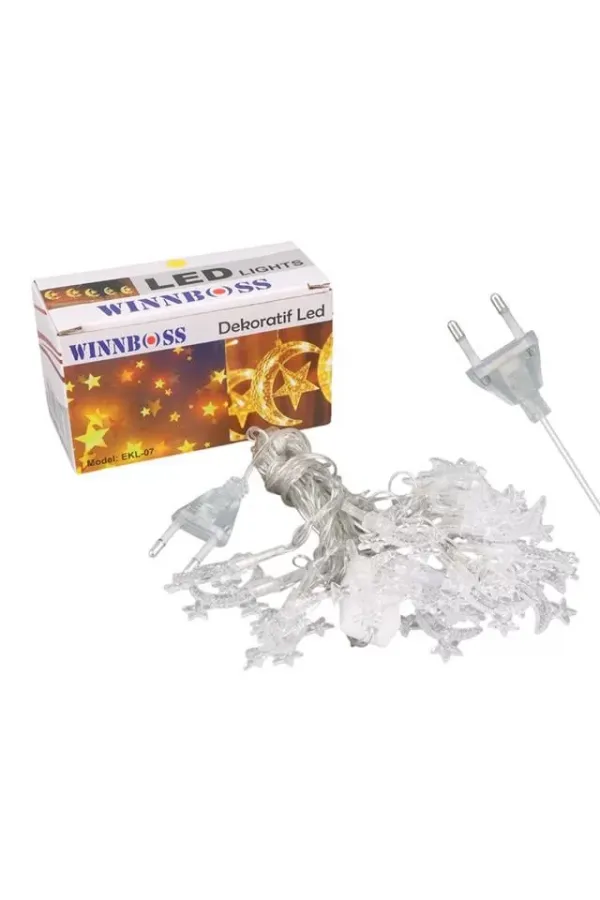 Winnboss Wn-1181 5 Metre 20 Ledli Ay Yıldızlı Günışığı Sabit Led Dekoratif Aydınlatma 5 Watt Winnboss Wn-1181 5 Metre 20 Ledli Ay Yıldızlı Günışığı Sabit Led Dekoratif Aydınlatma 5 Watt