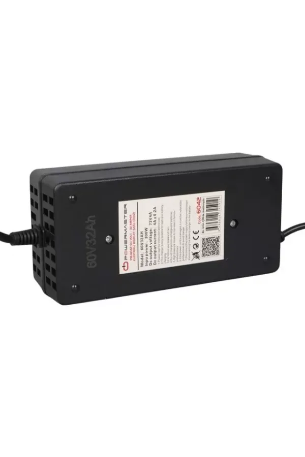Powermaster Pm-6042 60 Volt - 32 Amper Elektrikli Bisiklet Şarj Cihazı Powermaster Pm-6042 60 Volt - 32 Amper Elektrikli Bisiklet Şarj Cihazı