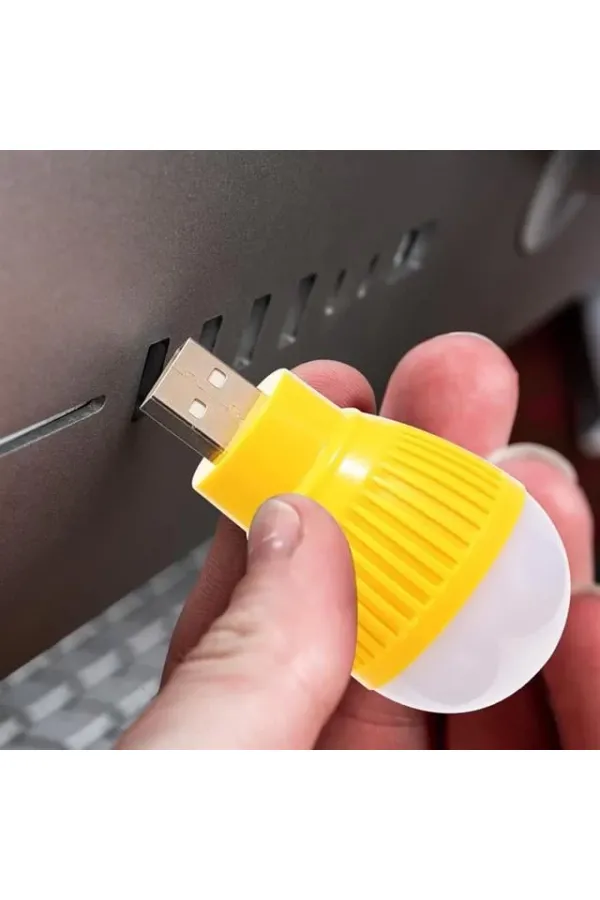 Powermaster Pm-34389 Usb Beyaz Gece Lambası Mini Ampul Aydınlatma