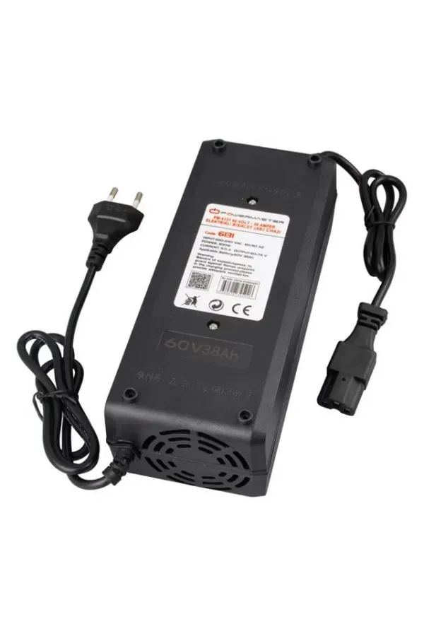 Powermaster Pm-6131 60 Volt - 38 Amper Elektrikli Bisiklet Şarj Cihazı Powermaster Pm-6131 60 Volt - 38 Amper Elektrikli Bisiklet Şarj Cihazı