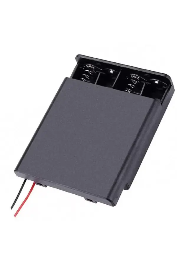 Powermaster 4'lü Aa Kapaklı Switch'li Pil Yuvası (ıc-233f) Powermaster 4'lü Aa Kapaklı Switch'li Pil Yuvası (ıc-233f)