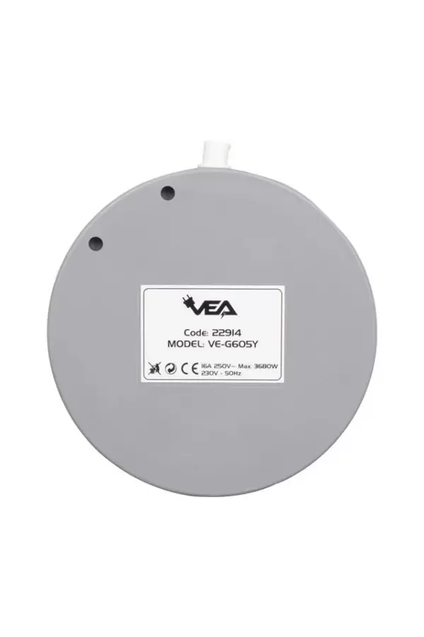 Vea Ve-g605y 5'li Anahtarlı 1.5 Metre Grup Priz Vea Ve-g605y 5'li Anahtarlı 1.5 Metre Grup Priz