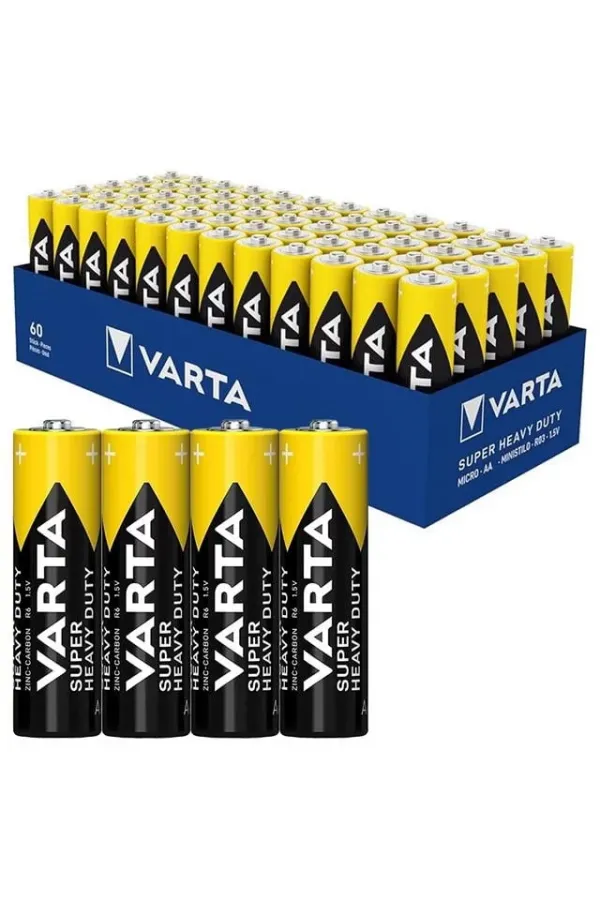Varta Superlife Çinko Aa Kalem Pil (60'lı Paket) Varta Superlife Çinko Aa Kalem Pil (60'lı Paket)