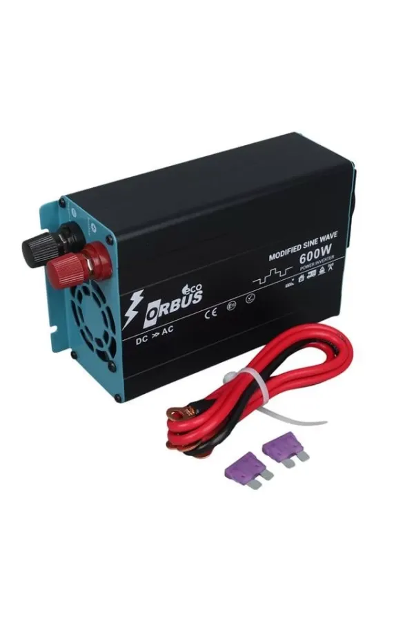 Orbus Orb600m Dc 12v - 220v Ac 600w/1200w Modified Sinus Sine Wave Inverter Orbus Orb600m Dc 12v - 220v Ac 600w/1200w Modified Sinus Sine Wave Inverter