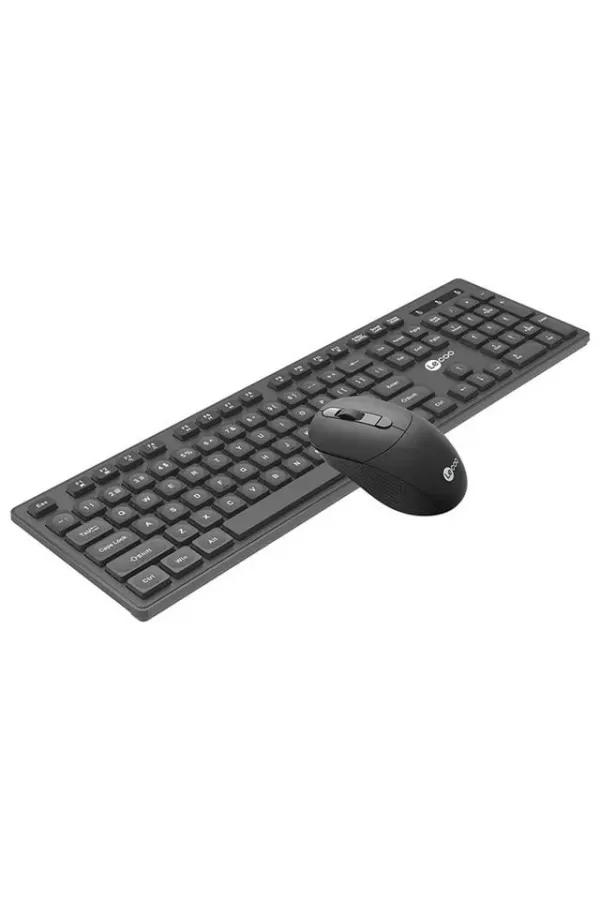 Lenovo Lecoo Kw201 Kablosuz Q Klavye - Mouse Set Siyah Lenovo Lecoo Kw201 Kablosuz Q Klavye - Mouse Set Siyah