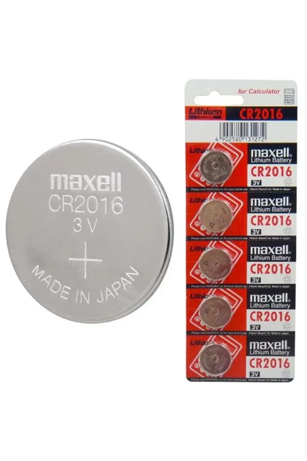 Maxell Cr 2016 Lityum Pil 5'li Paket Maxell Cr 2016 Lityum Pil 5'li Paket