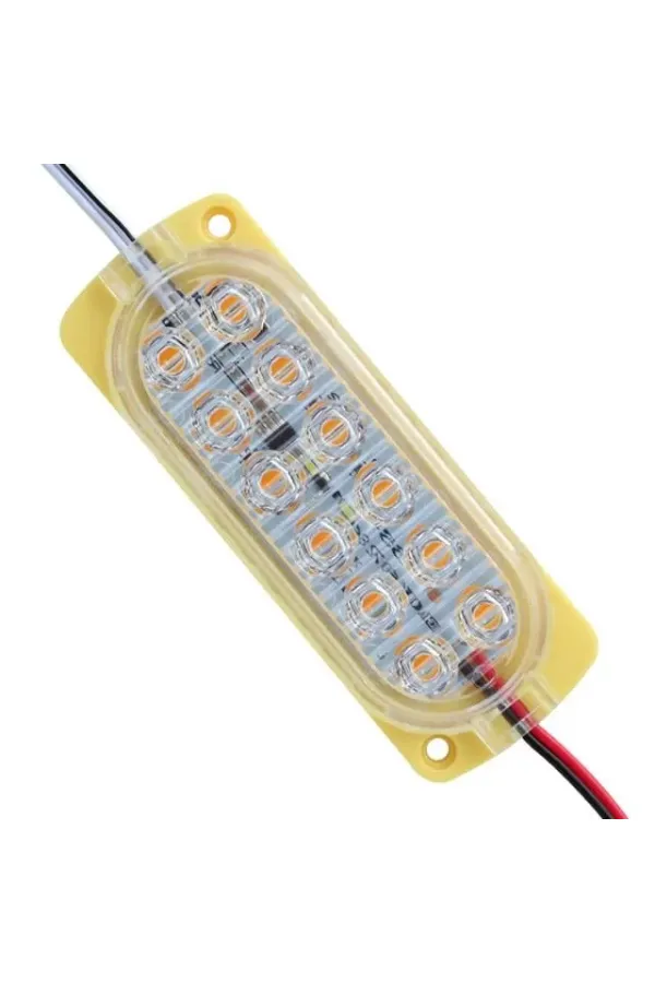 Powermaster Parlak Yanıp Sönen Sarı 24 Volt 1.2 Watt 2835 Modül Led Powermaster Parlak Yanıp Sönen Sarı 24 Volt 1.2 Watt 2835 Modül Led