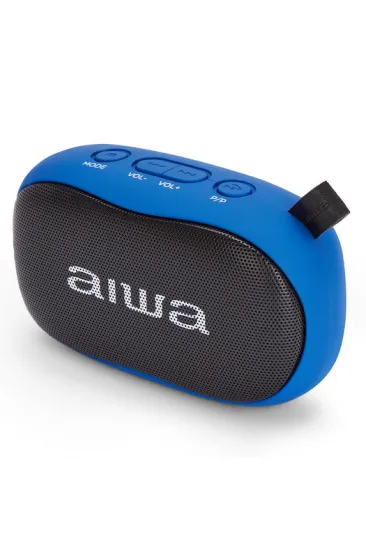 Aiwa BS-110BL Bluetooth Hoparlör Mavi Aiwa BS-110BL Bluetooth Hoparlör Mavi